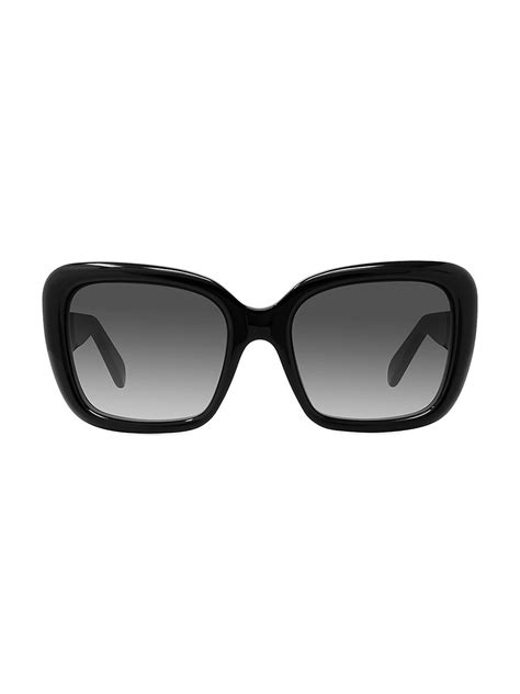 celine 57mm rectangular sunglasses|CELINE Monochroms Rectangular Sunglasses, 57mm.